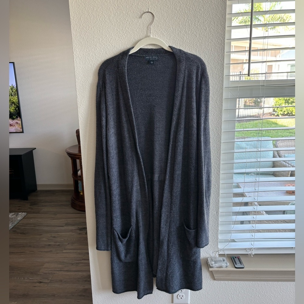Barefoot Dreams Indigo Pacific Blue Cozychic Lite Santa Monica Cardigan